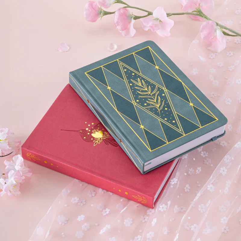 Cuaderno A5, 96 hojas/192 páginas, formato de página interior de matriz de puntos de 210x145mm para diario, Bloc de notas con diseño de bocetos dibujados a mano