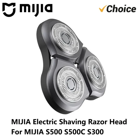 Сменные насадки для бритв Xiaomi Mijia S300/S500 - лезвия для сухого и влажного бритья — фото товара