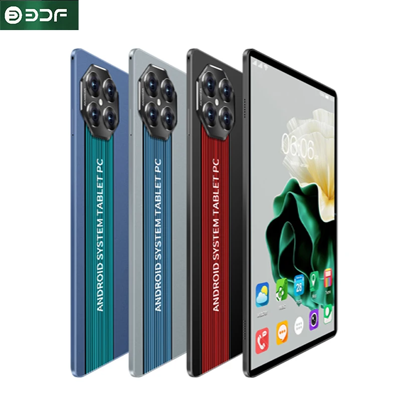 P90 Tablet 2024 inci Android 10.1 Wi-Fi 4G LTE, Tablet PC 8GB + 256GB 12.0 inci