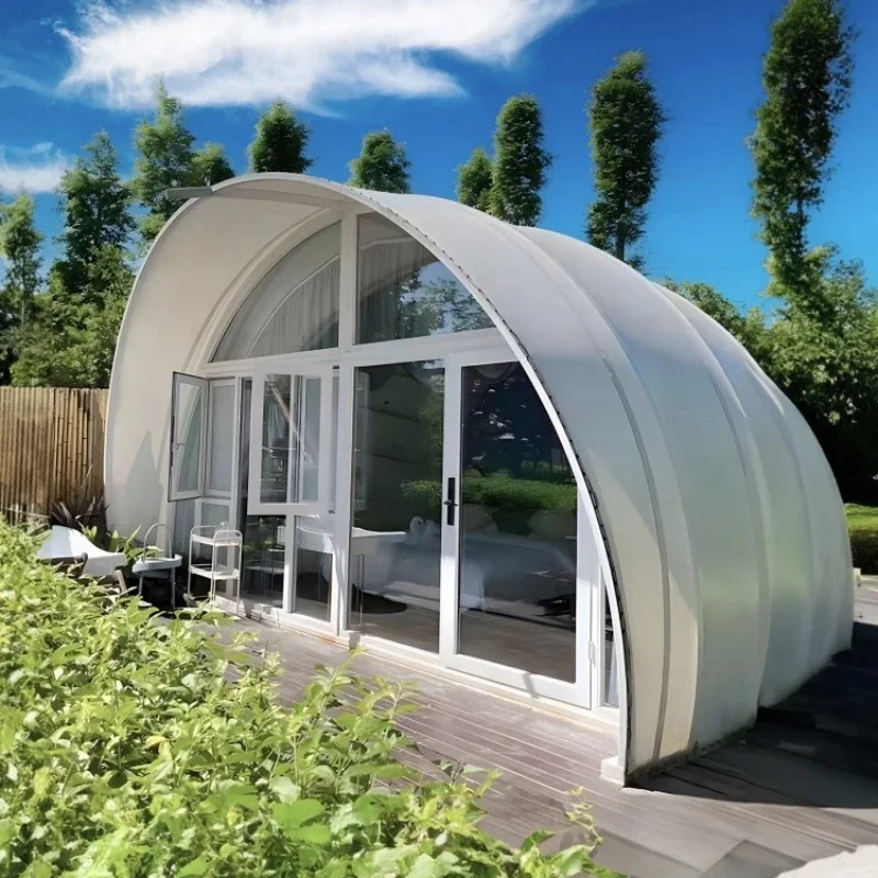Shell Hotel Tent Wild Luxury Outdoor Tourism Camping Area Scenic Resort Homestay Studio and One Living Room