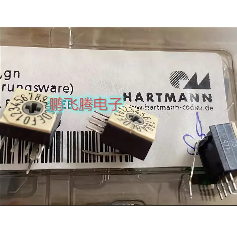 1pcs/lots Germany P60A703L508 0-F/16 Position Rotary DIP Coder Switch Side Adjustable 4:1 Bent Foot