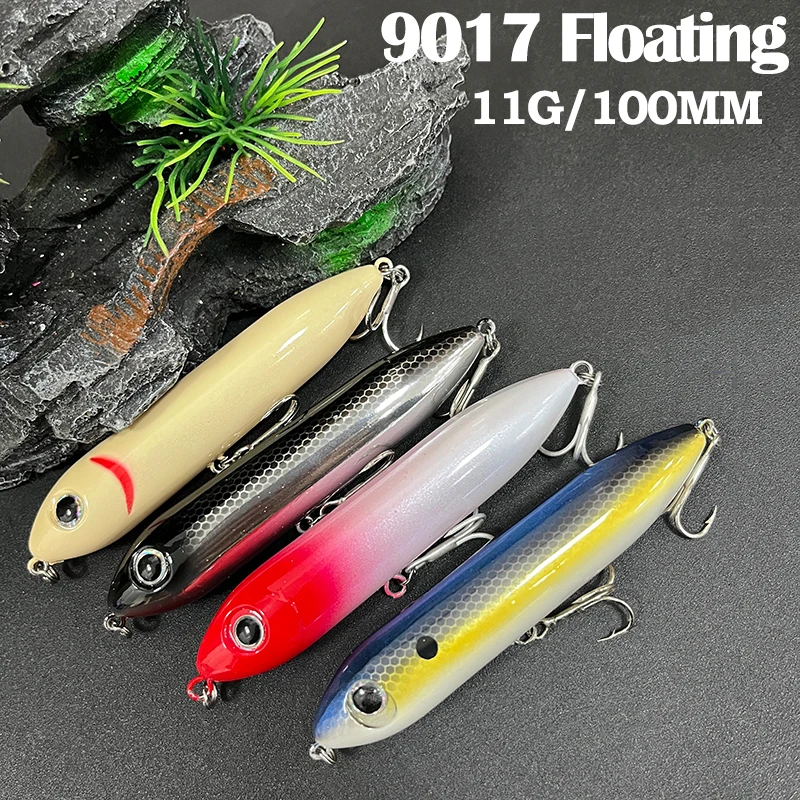 

11g 100mm Pencil Lure Fishing Spook Floating Artificial Bait Saltwater Freshwater Okie Shad Swimbait Super Spook Wobblers Tackle