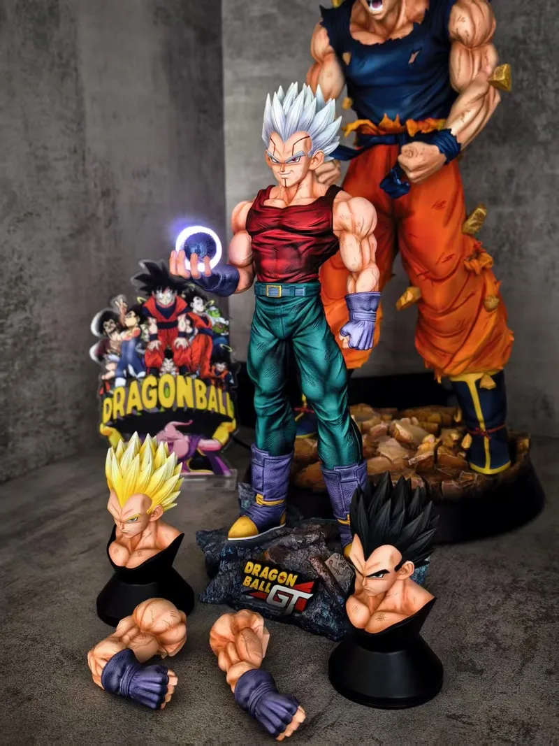

Dragon Ball Anime Figure Super Saiyan Gt Vegeta Handmade Action Figures Goku Pvc Statue Collection Model Toys Gifts