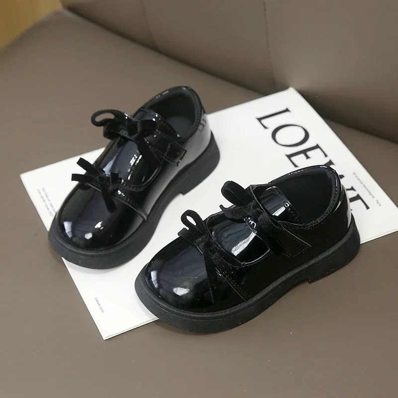 

Girls' Fashion Academy Style Lolita Bow Princess Shoes 2025 Spring Autumn New Middle school performance shoes single shoes