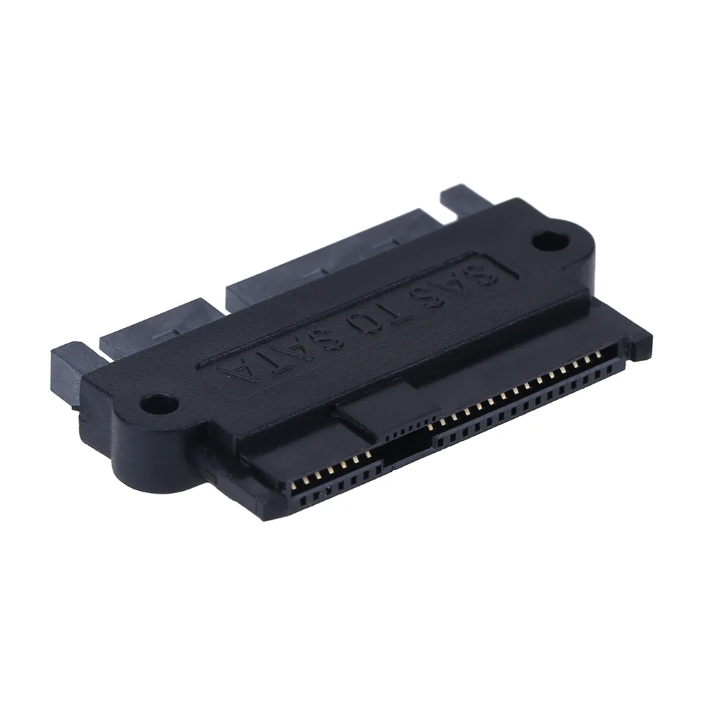 SFF 8482 SAS para SATA ângulo adaptador de 180 graus, conversor portátil, cabeça reta, alta qualidade, PC Acessórios, 5Gbps