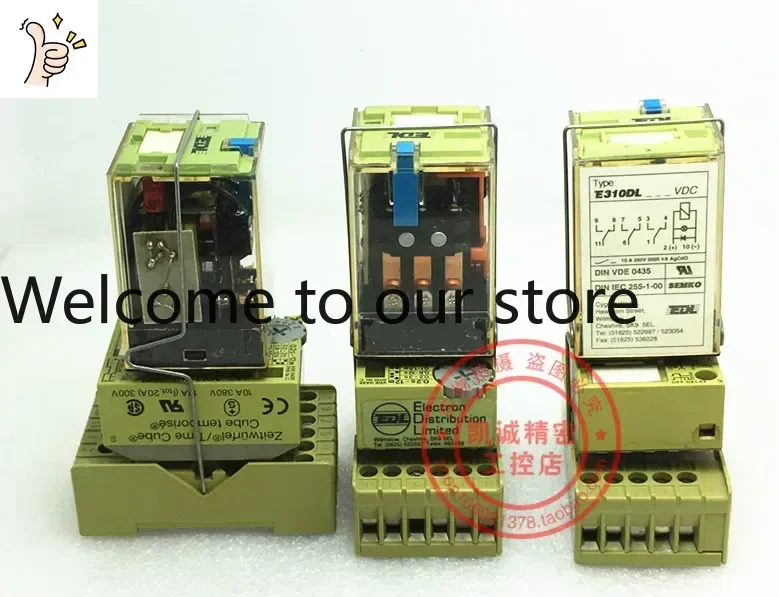 2026.4 Original EDL Relay Controller E310DL DC24V With EDL11 With CT3-A20/L Complete Set