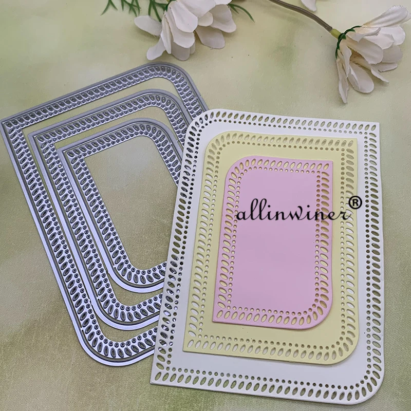 New Irregular garland frame DIY Craft Metal Cutting Die Scrapbook Embossed Paper Card Album Craft Template Stencil Dies