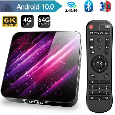 TP03 Set Top Box Allwinner H616 Smart Quad Core Internet Tvbox Android10 BT4.0 Dual Wifi 5G 4K Multi-language Set Top Box