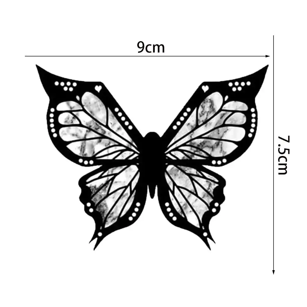 Plantilla de Delineador de Ojos de mariposa, herramienta de sello Flexible, reutilizable