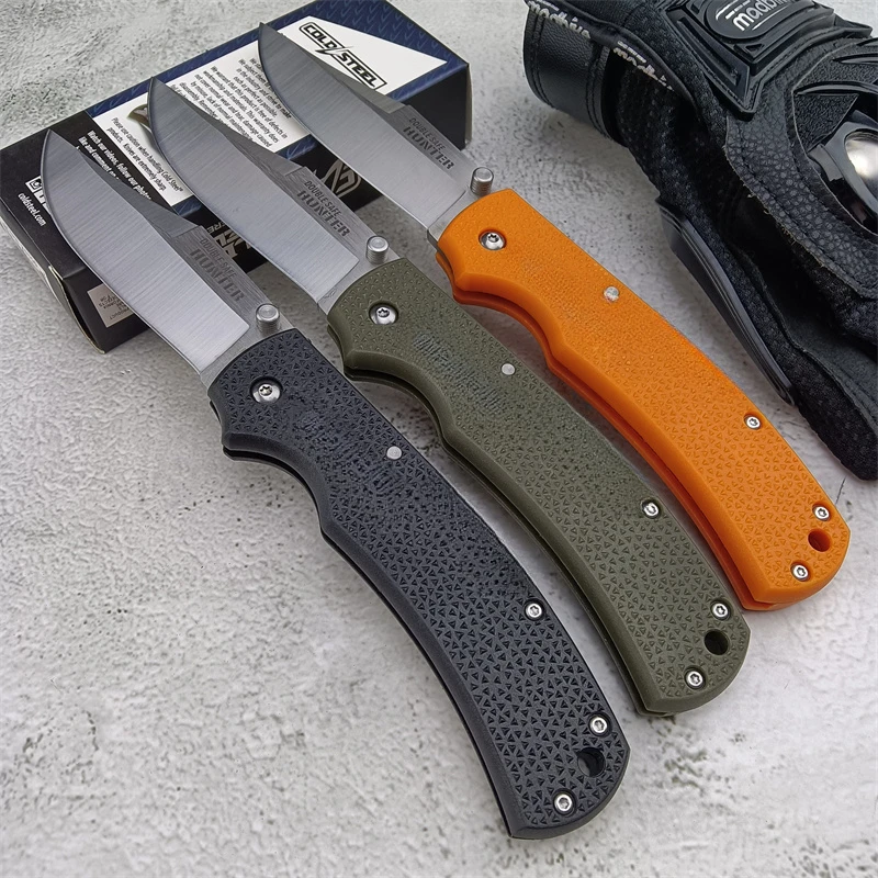 Cold Range Boss Folding Knife Outdoor Camping Practical Hunting Tactics multi-purpose EDC Tool 8Cr13Mov blade nylon glass handle