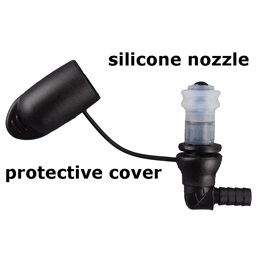 Bite Valve Replacements for Water Bladder, 90 Degree, Hydration Pack, Silicone Nozzle, Mouthpiece