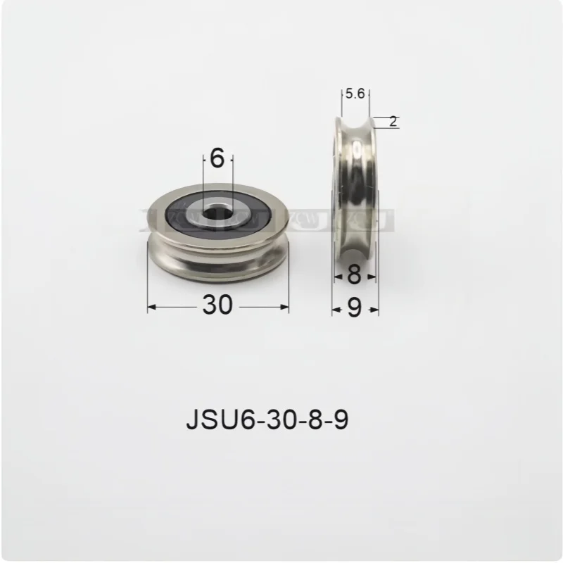 Рисунок 2 - 6x30x8 мм, V-образная канавка