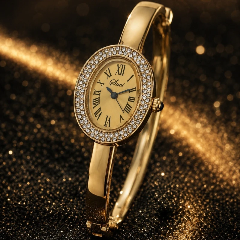 New Luxury Elegant Women' Brac - Luxury Watch Vintage ulasan dan harga