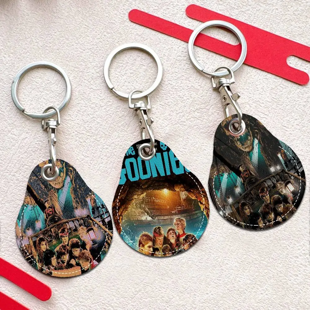 حافظة Goonies PU Access المضادة للضياع ومضادة للسقوط وحامل البطاقات وإكسسوارات سلسلة المفاتيح المقاومة لبصمات الأصابع #1