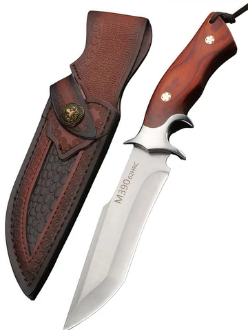 NEW Leather Sheath Belt Knife Sheath with Waist Belt Buckle Pocket Tool Knife Protective Cover (Knife Not Included)
