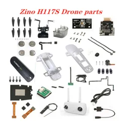 Hubsan Zino H117S RC Drone Spare Parts blade shell motor charge Remote control GPS Lamp strip Control board