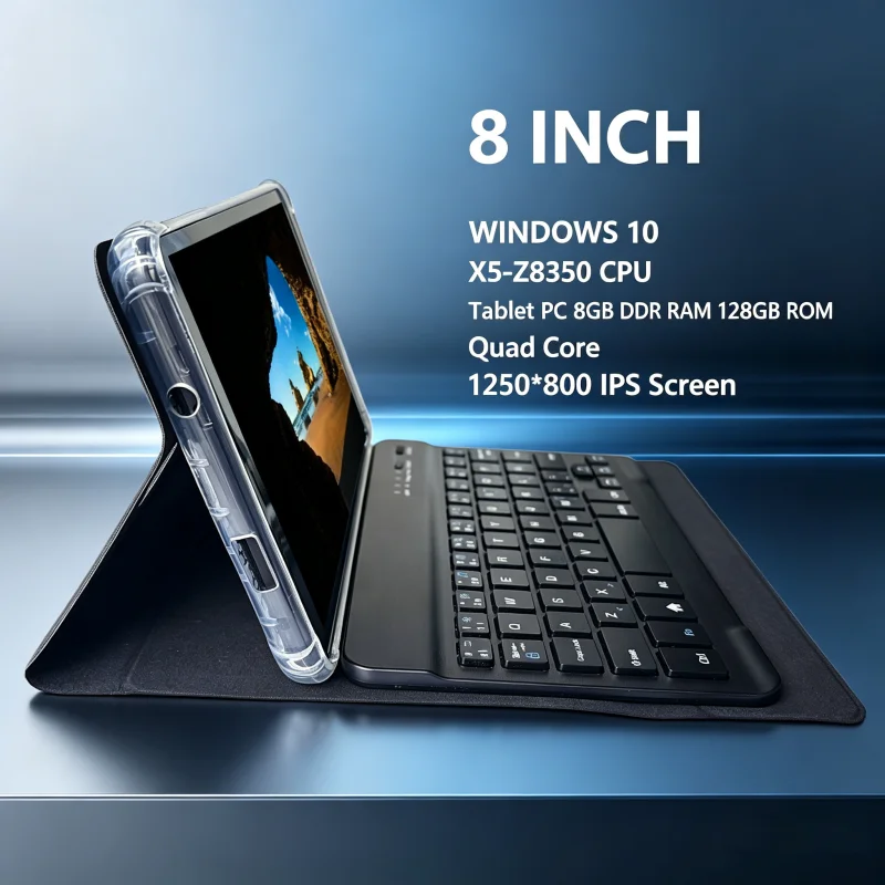 8 INCH T10 WINDOWS 10 Tablet PC 8GB DDR3 RAM 128GB ROM AR2 X5-Z8300 CPU 64-Bit Dual Cameras WIFI Quad Core