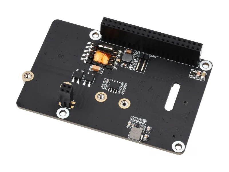 PoE M.2 HAT+ (B) Adapter with PoE Function (B) for Raspberry Pi 5, Supports NVMe Protocol M.2 Solid State Drive, High-speed
