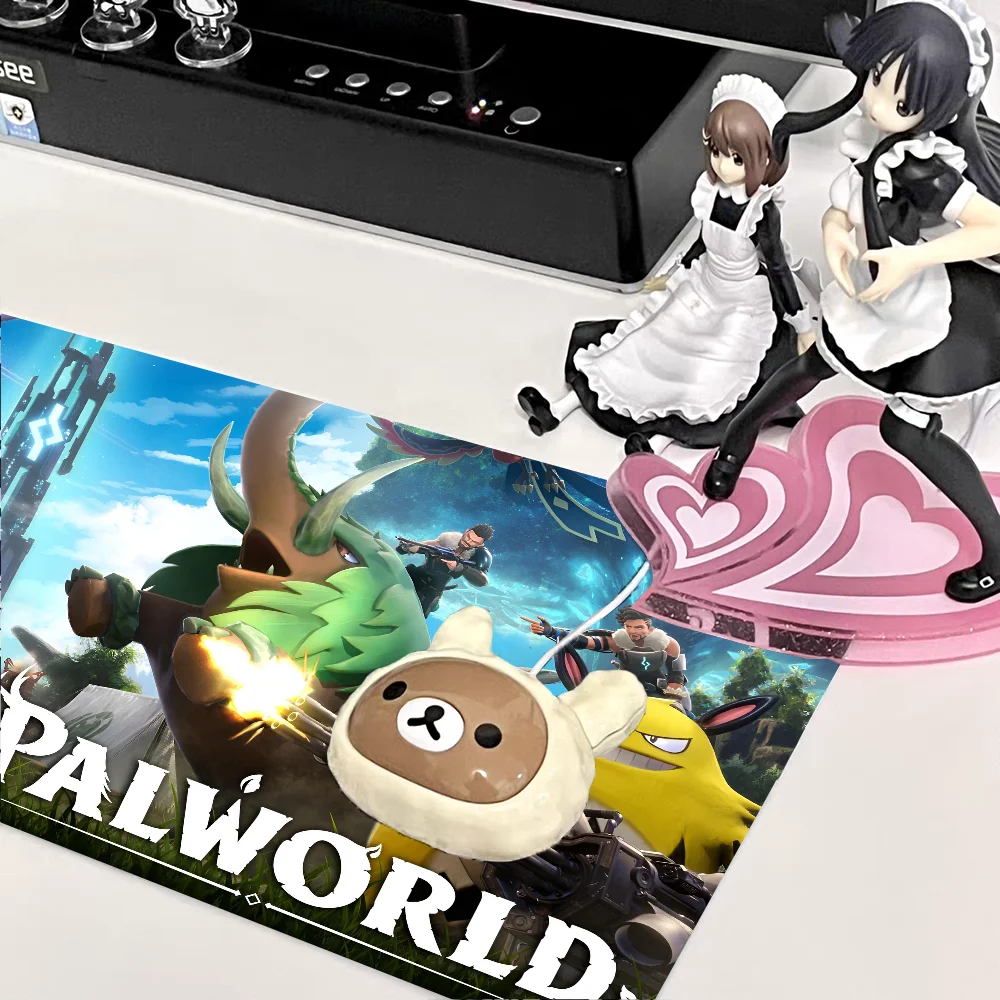 Palworld Mousepad Large Keyboard Desk Mat Gaming Mouse Pad LockEdge Non-slip Mat