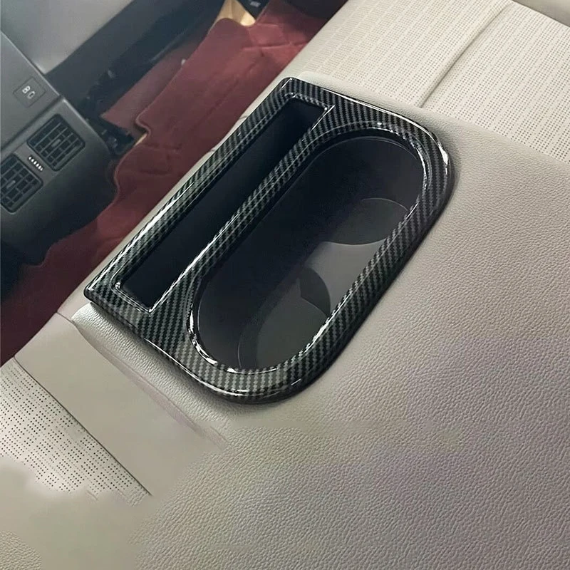 

For Toyota BZ4X Rear Cup Holder Rear Seat Armrest Cup Decoration Sticker Interior Accessories For Model 22