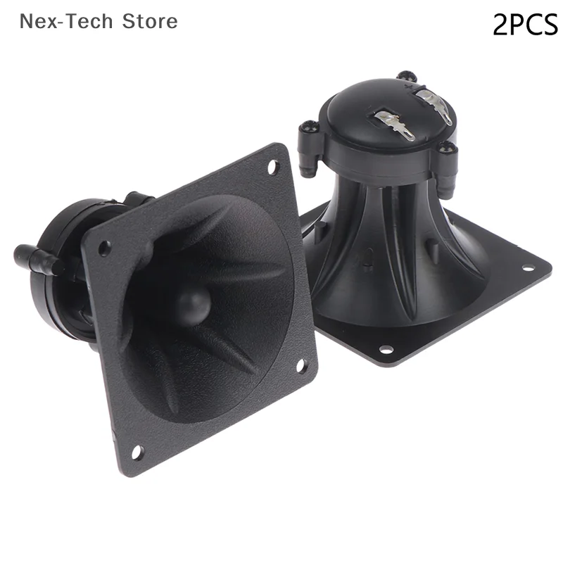 2 uds 85MM tweeters piezoeléctricos altavoz zumbador agudos altavoces de Audio cuadrados para sistemas de Audio domésticos