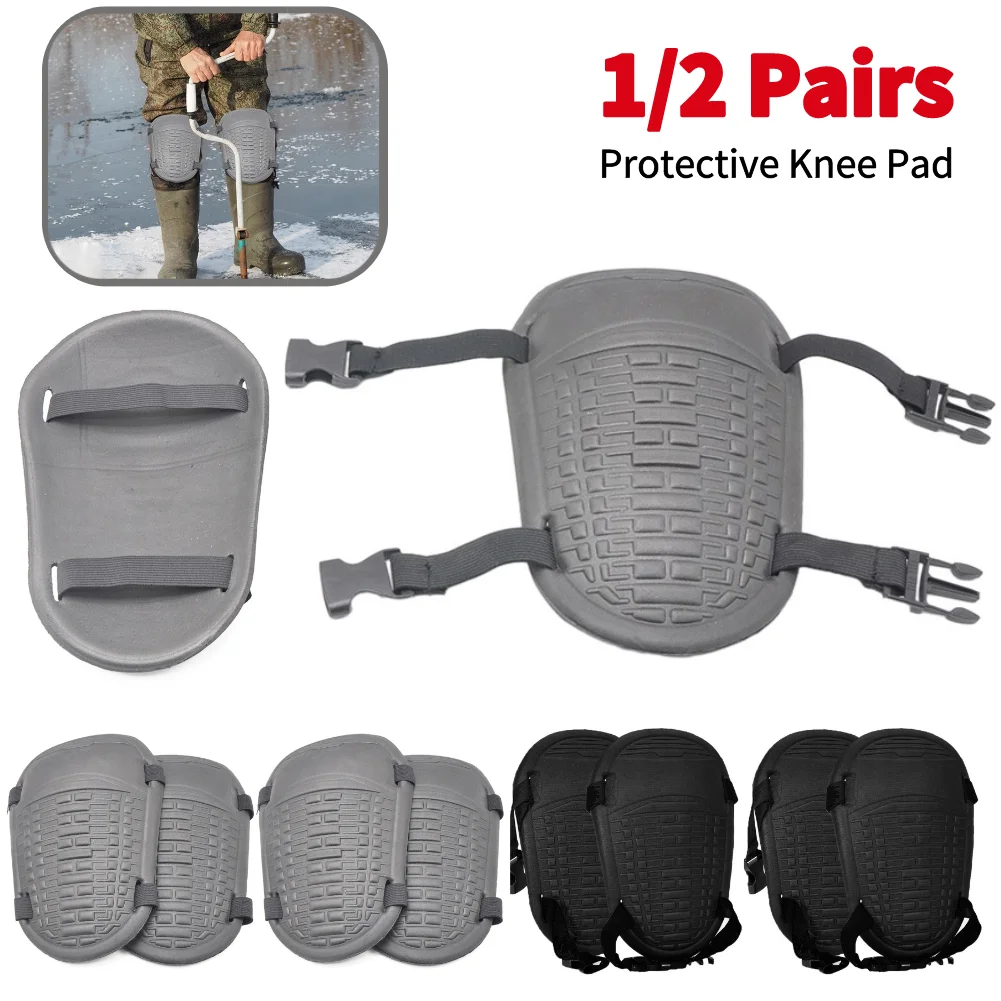 1/2 Pairs Ice Fishing Knee Pads Cozy Climbing Knee Protector Protective Knee Pad Perfect For Winter Outdoors for Women Men