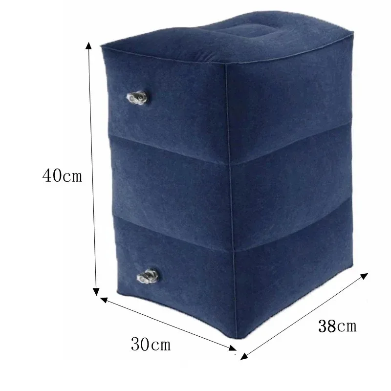 Kids Flight Sleeping Footrest Pillow Resting Pillow on Airplane Car Bus Pillow Inflatable Travel Foot Rest Foot Pad
