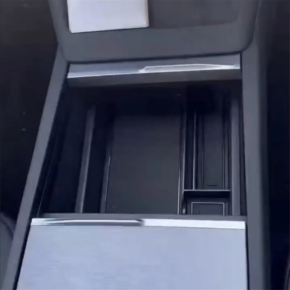 

For Tesla Model 3 Highland 2024 Center Console Organizer Tray Storage Box Accessories ,with Smooth Slide Technology