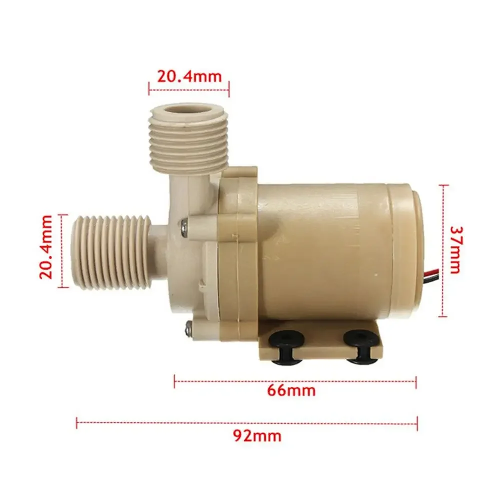 12V DC Brushless Motor Hot Water Pump Ceramic Pump Core High Temperature Resistant Solar Water Circulation Pump