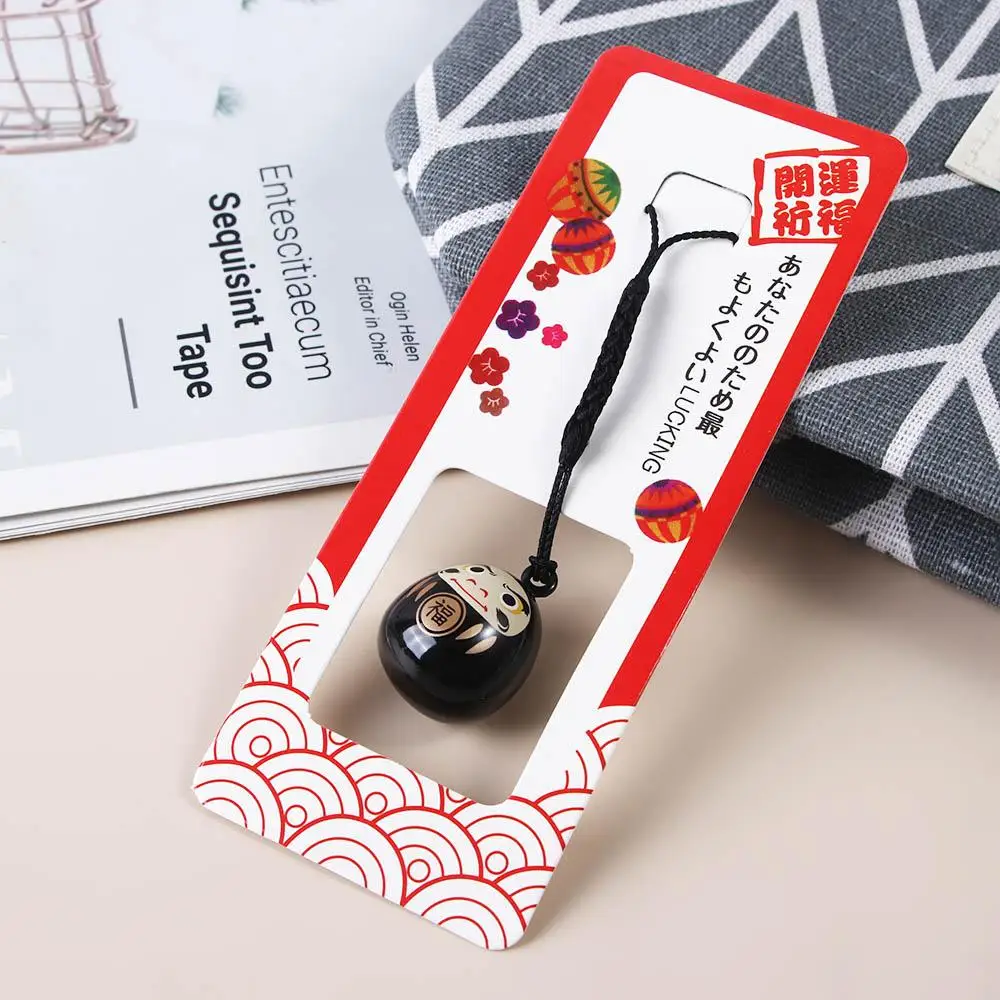 Pendant Accessories Decor Red Bag Pendants Water Bells DIY Trinkets Bells Pendant Lucky Cat Keychains Japan Daruma Keyring