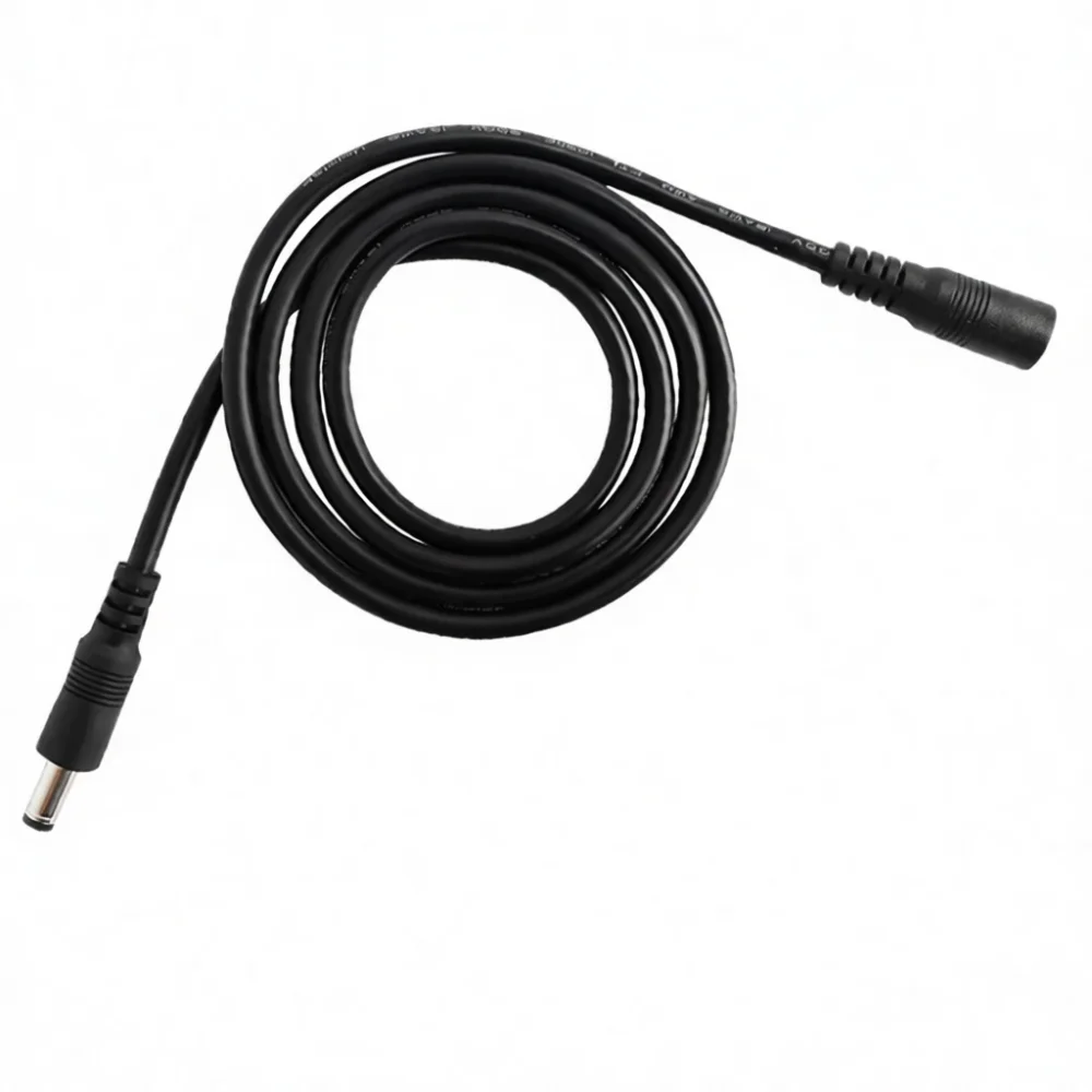 High Performance DC Extension Cable 18AWG 5 5x2 1mm Male Female Cord For Electronic Projector Pump LED Power Supply Adapter