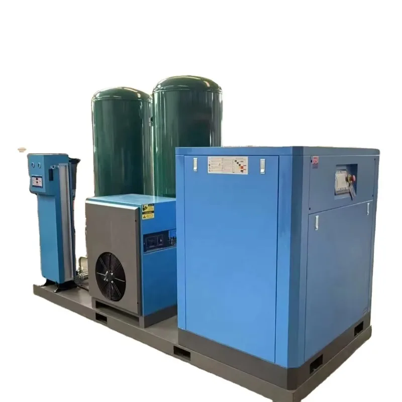 Customized High Quality 37kw Air Compressor Screw 220V Air Cooled Laser Compressor Unit Screw With Air Dryer For Laser Cutting