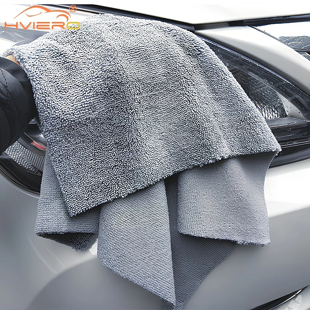 1pcs Cleaning Tool Thickened Microfiber Household Car Wash Towel Gentle Clean Cut Edge Washing Absorption High Low Cloth Product