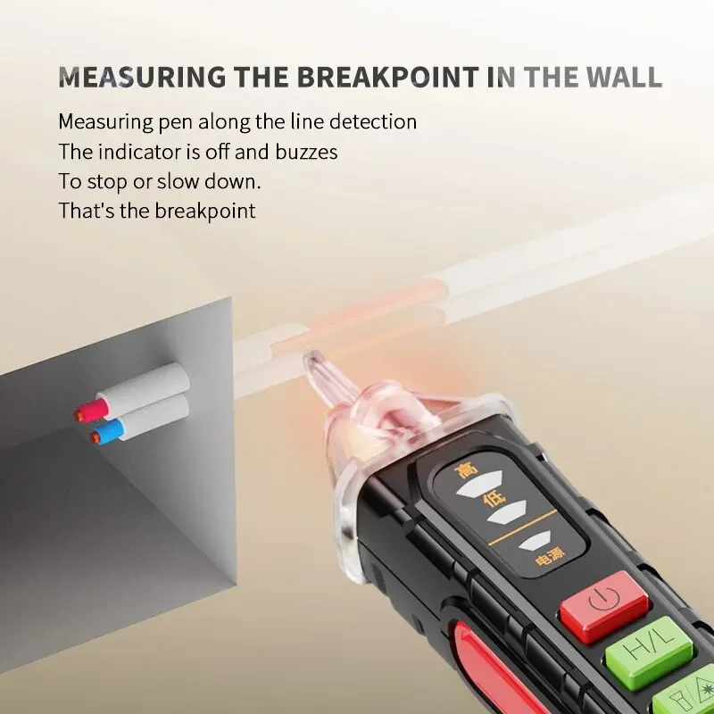 Electric Pen High-Precision Induced Electric Tester Pen Electroprobe Screwdriver Probe Light Voltage Tester Detector Test Pen