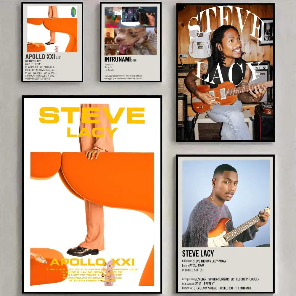 Steve Lacy Music Album Cover Poster HD Prints Painting Wall Art For Living Room Home Bedroom Decoration