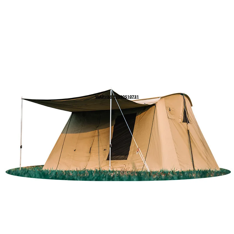 

Camping Canvas Glamping Safari Cabin Tent Rainproof Spring Tent