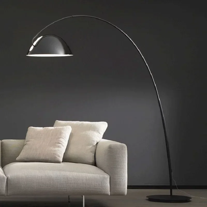 Imagem -03 - Nordic Vertical Pesca Rod Led Floor Lamp Designer Luz Luxo Minimalista Sala de Estar Sofá Decorativo Quarto Lâmpadas Longas