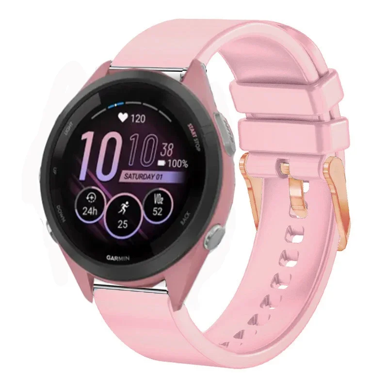 Cinturini da 18mm per cinturino Garmin Vivoactive 4S per Garmin Venu 2S 3S cinturino in silicone per Huawei Watch GT5 GT4 braccialetto da 41mm Correa