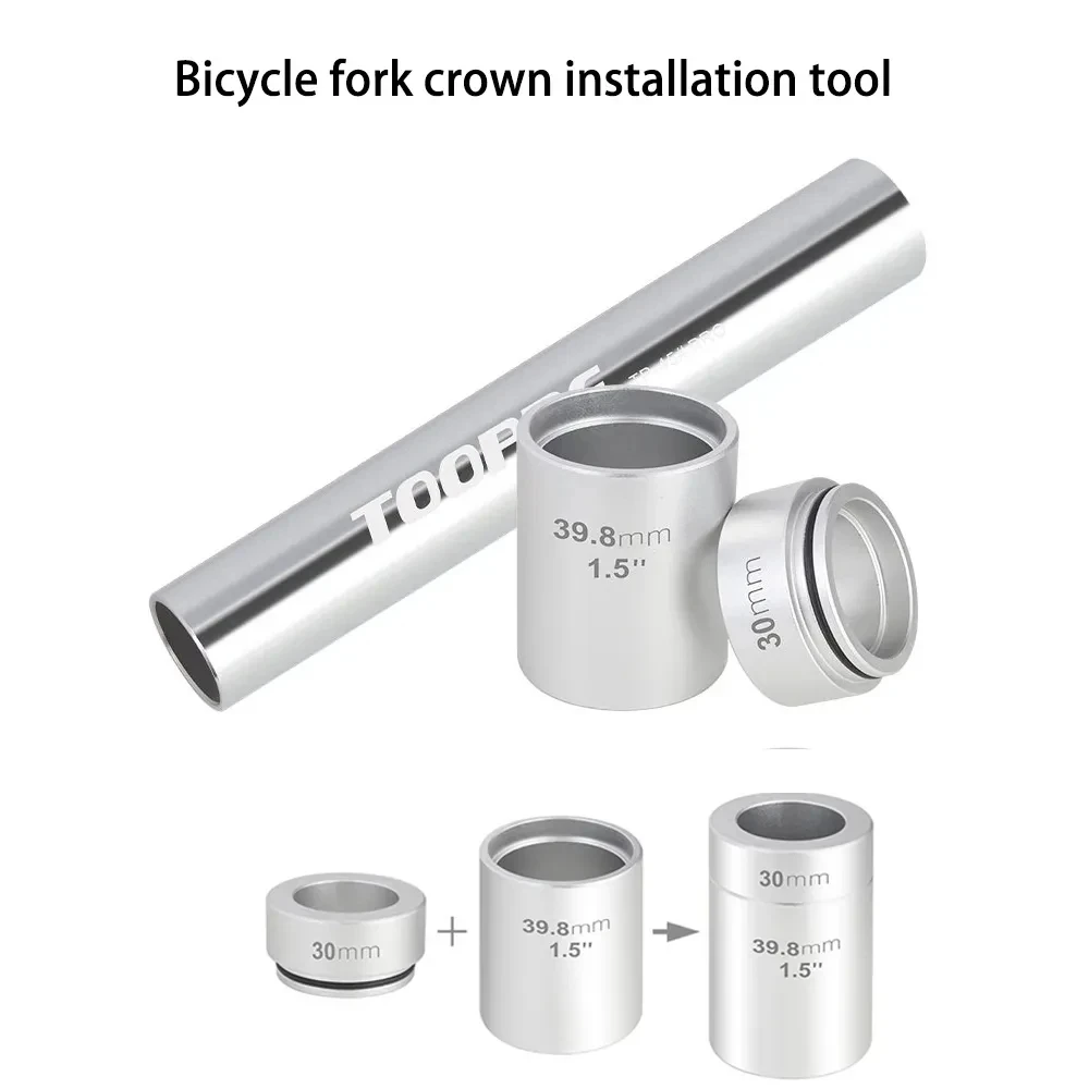 Toopre Fahrrad Headset Press Fit installieren und entfernen Werkzeug halb integrierte Lenkgetriebe Gabel Krone Distanz scheibe Unter leg scheibe Installateur Treiber – Detail 15