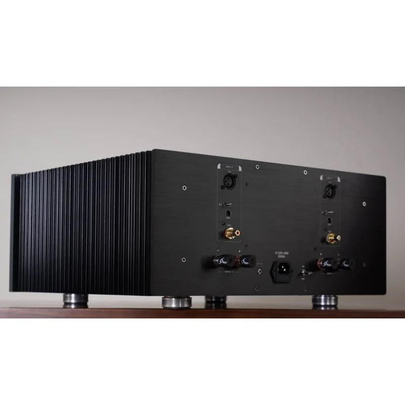 2 Channels AV Power Amplifier Qc-2300 Plus High Power Rear Stage HiFi Power Amplifier 280w*2 8ohms 550w*2 4Ohms