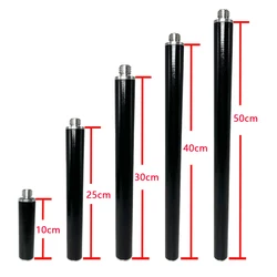 10/25/30/40/50CM Carbon Fiber Pole Antenna Extend Section Pole surveying pole GPS Extension Rod Diameter 25mm 5/8 x 11 thread