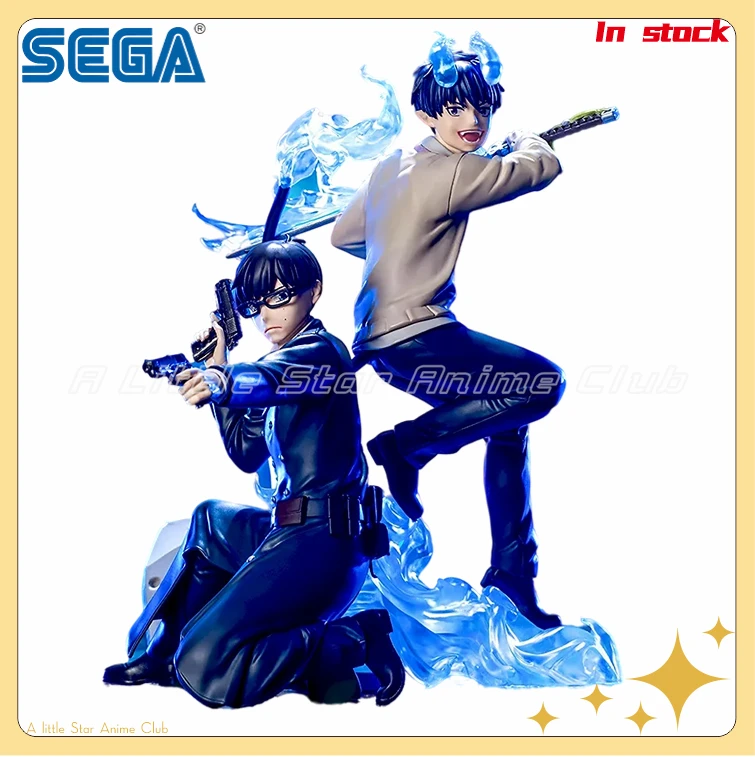 

In Stock Original SEGA Xross Link Blue Exorcist Okumura Yukio/Okumura Rin Figure Model Gift