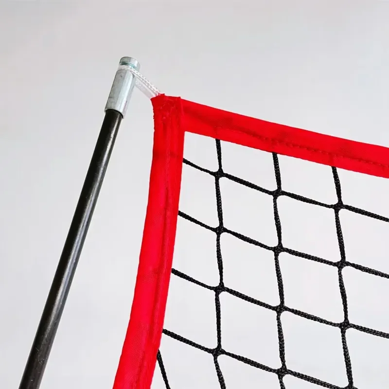 Factory wholesale high quality portable 7x7 foot baseball pitching and batting net with large ball collection system baseball