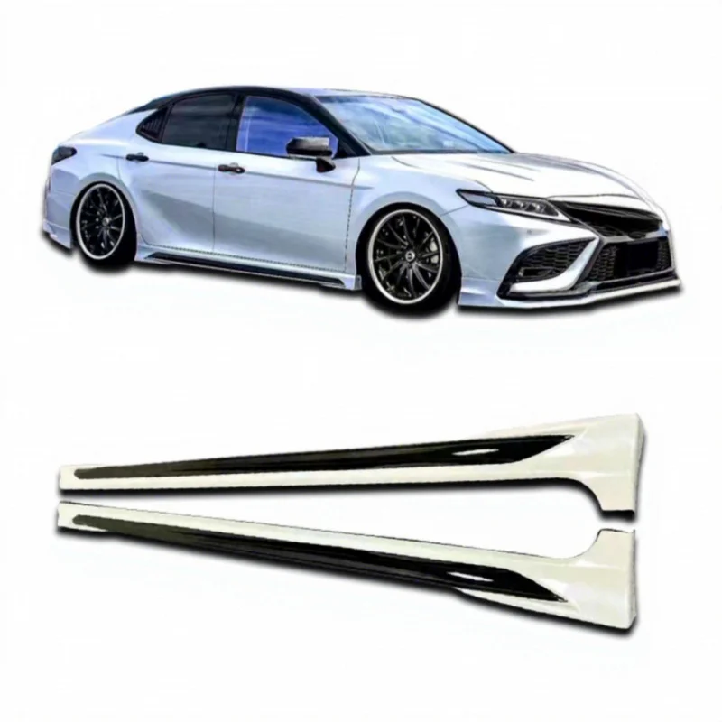 High Quality Sport Side Skirt Car Exterior Body Kit Fits 8th Gen Camry 2018-2022