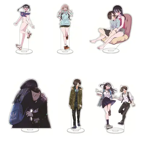 16CM Anime The Dangers in My Heart Ichikawa Kyōtarō Yamada Anna Chihiro Kobayashi Cos Acrylic Figure Stand Ornaments Gifts