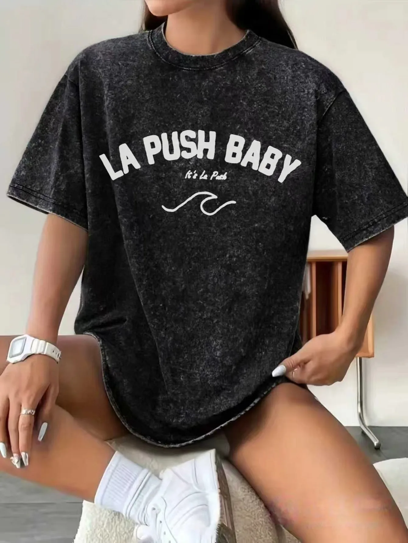 La Push Baby Women's Short Sleeved Stephanie Meyer T-shirt Bookworm Bookworm Twilight Saga T-shirt Streetwear