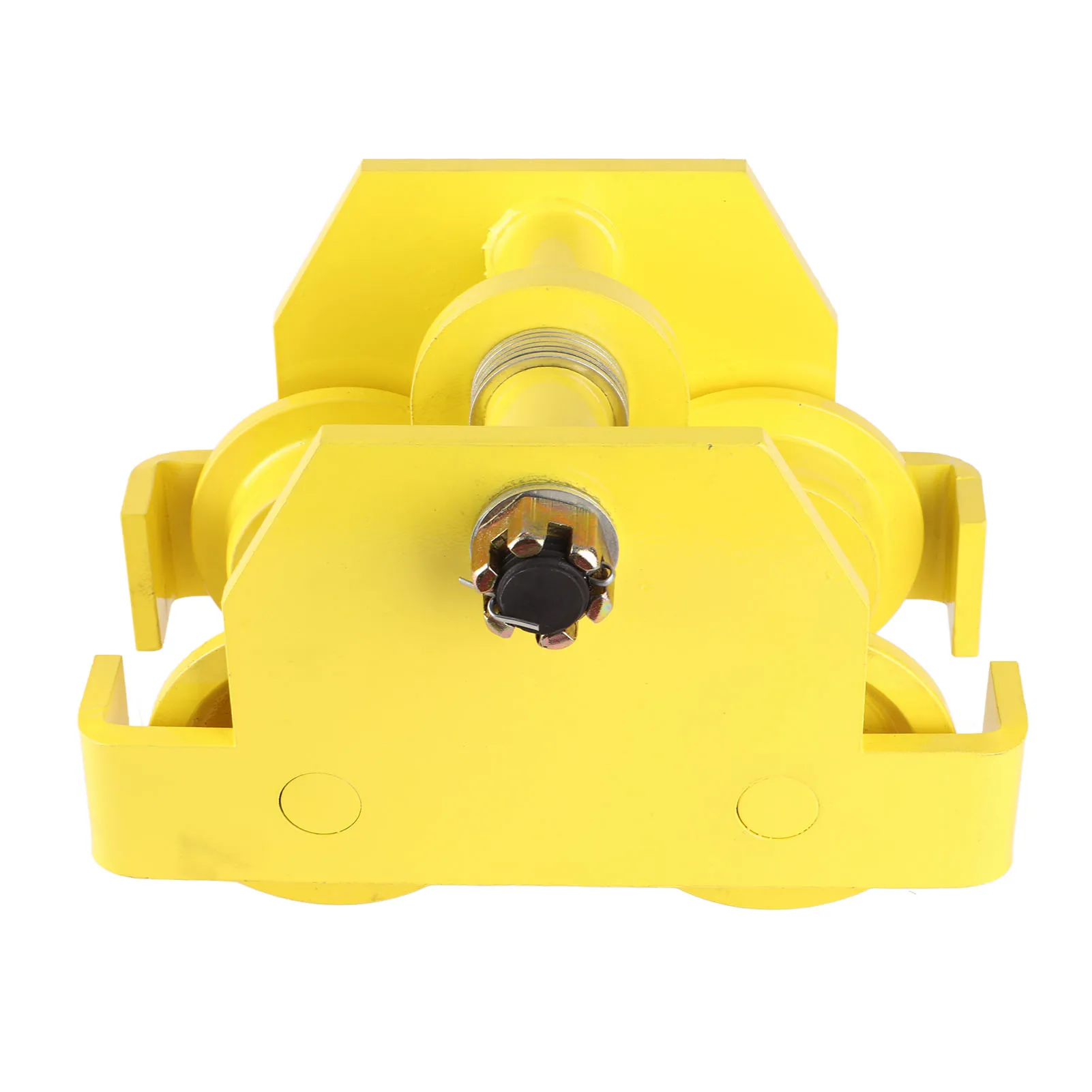 Single Track Trolley 3 Ton Capacity Manual Trolley Heavy Duty Steel I Beam Single Track Trolley for Crane Lifting Hoisting