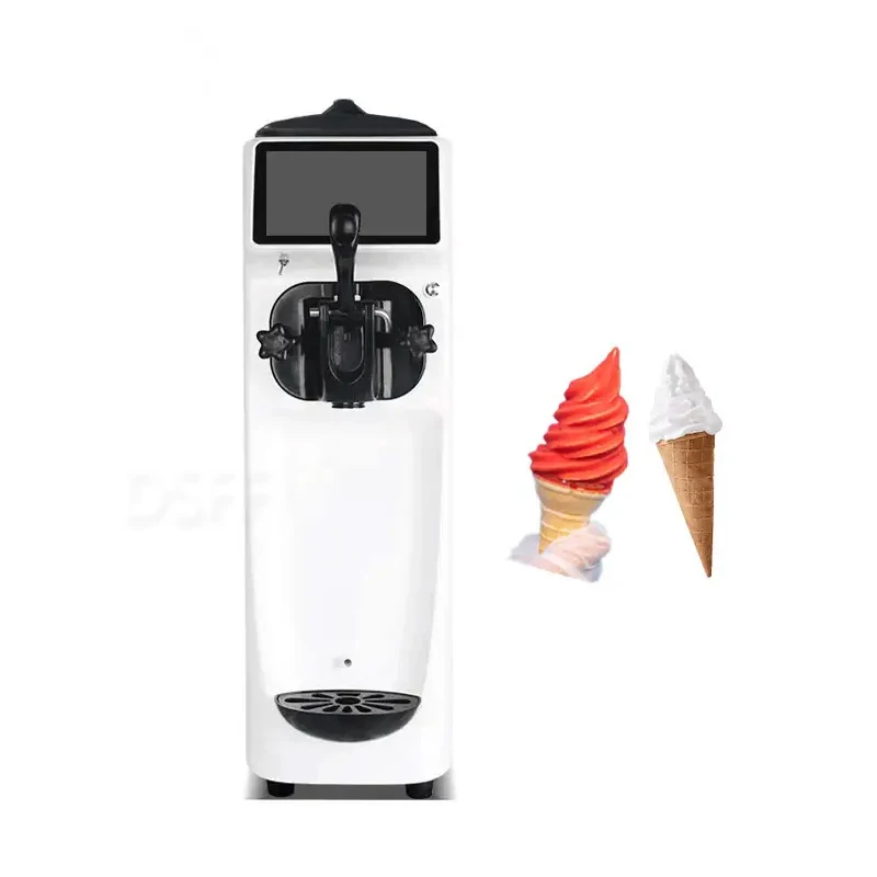 Soft Ice Cream Production Cabinet Desktop Small Frozen Yogurt Machine