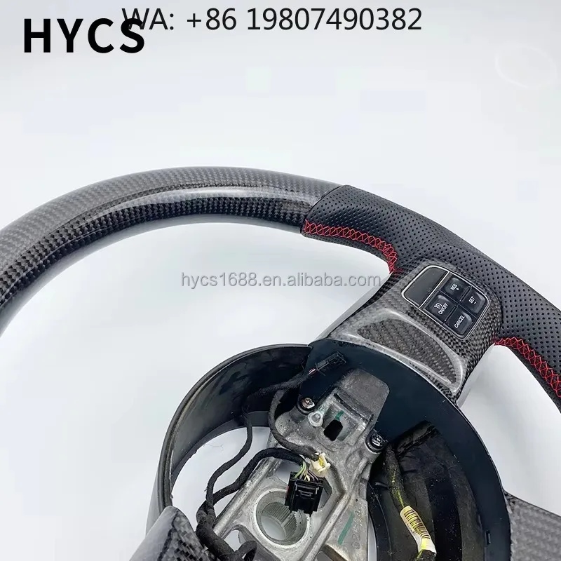 

JDM Racing Carbon Fiber Steering Wheel, Classic Family Car Fit, Auto Interior Decoration Modification Parts