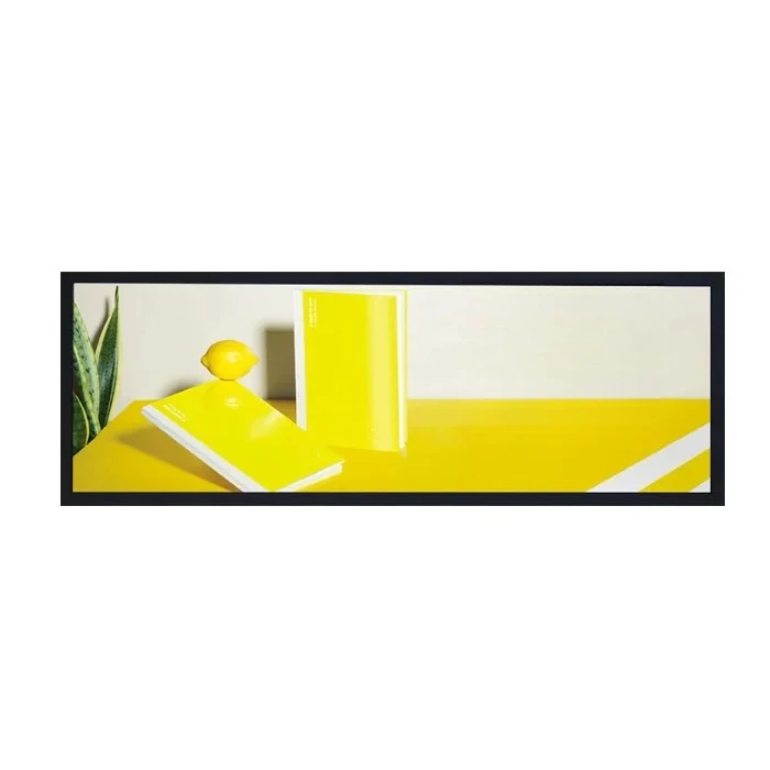 Supermarket 48.5-inch shelf display stretch billboard screen signage